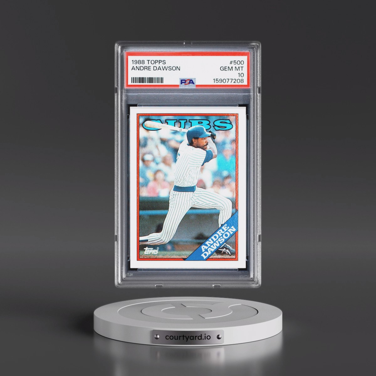 1988 Topps #500 Andre Dawson (PSA 10 GEM MINT)