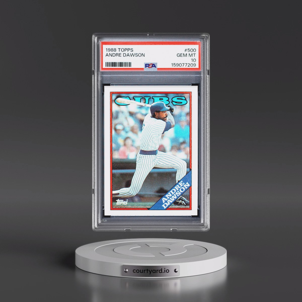 1988 Topps #500 Andre Dawson (PSA 10 GEM MINT)