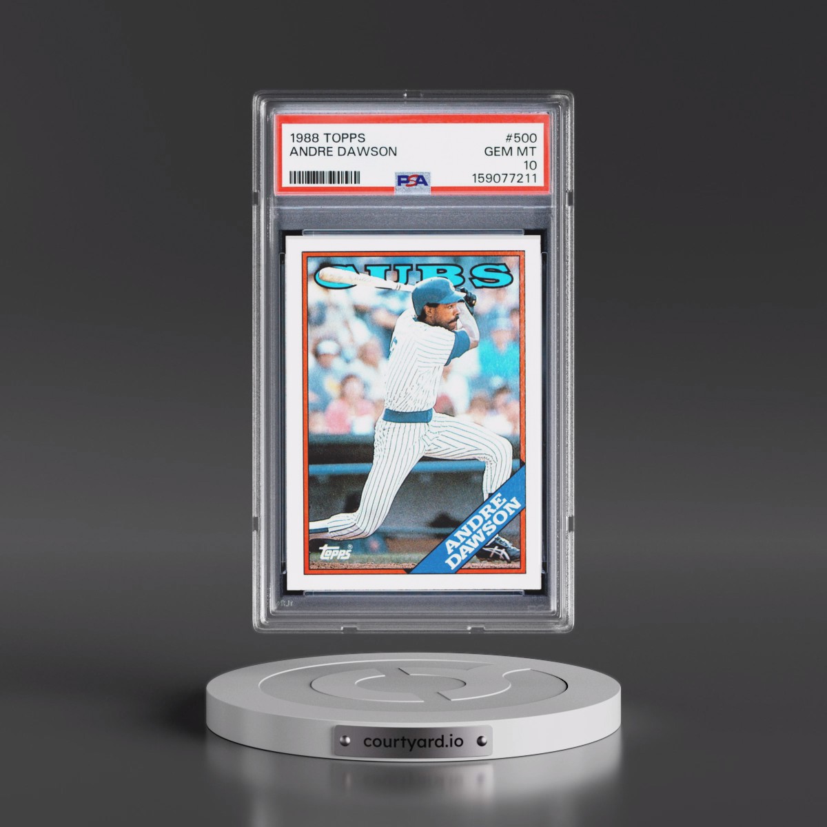 1988 Topps #500 Andre Dawson (PSA 10 GEM MINT)
