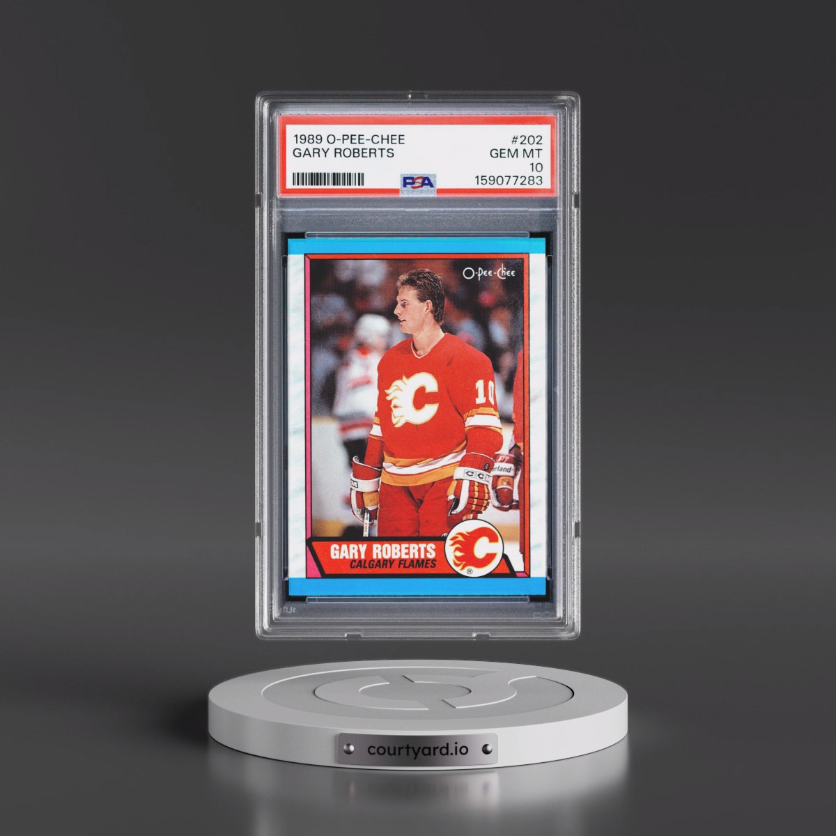 1989 O-Pee-Chee #202 Gary Roberts (PSA 10 GEM MINT)