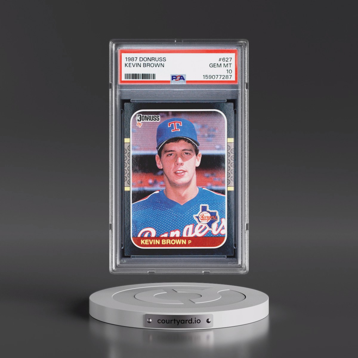 1987 Donruss #627 Kevin Brown (PSA 10 GEM MINT)