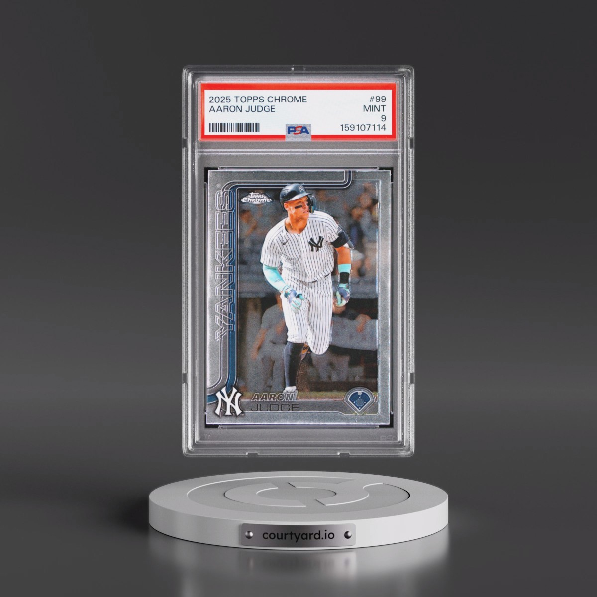 2025 Topps Chrome #99 Aaron Judge (PSA 9 MINT)
