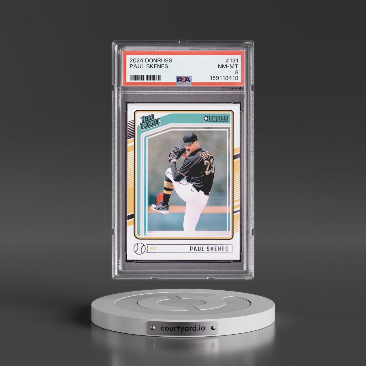 2024 Panini Donruss Paul Skenes #131 PSA 8