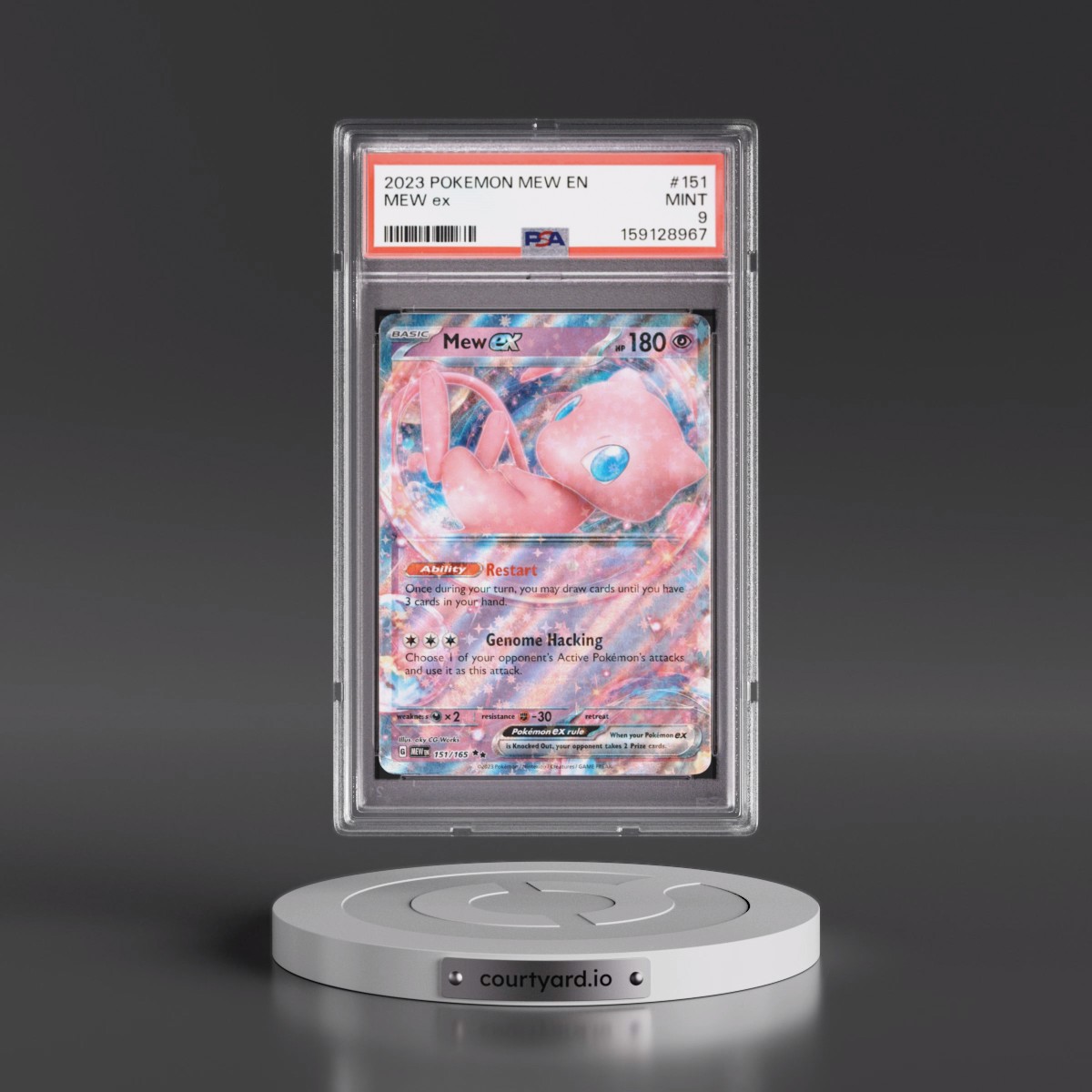 2023 Pokémon Mew EN-151 #151 Mew EX - Holo (PSA 9 MINT)