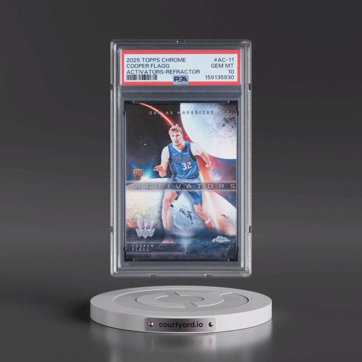 2025 Topps Chrome Activators #AC-11 Cooper Flagg - Refractor (PSA 10 GEM MINT)