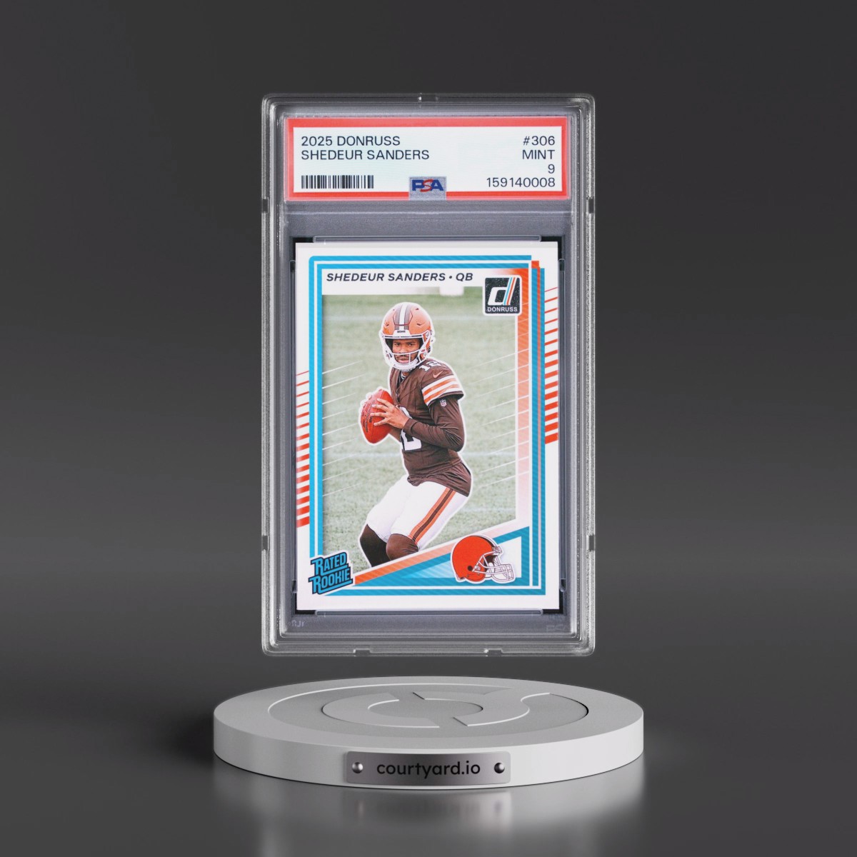 2025 Panini Donruss #306 Shedeur Sanders (PSA 9 MINT)