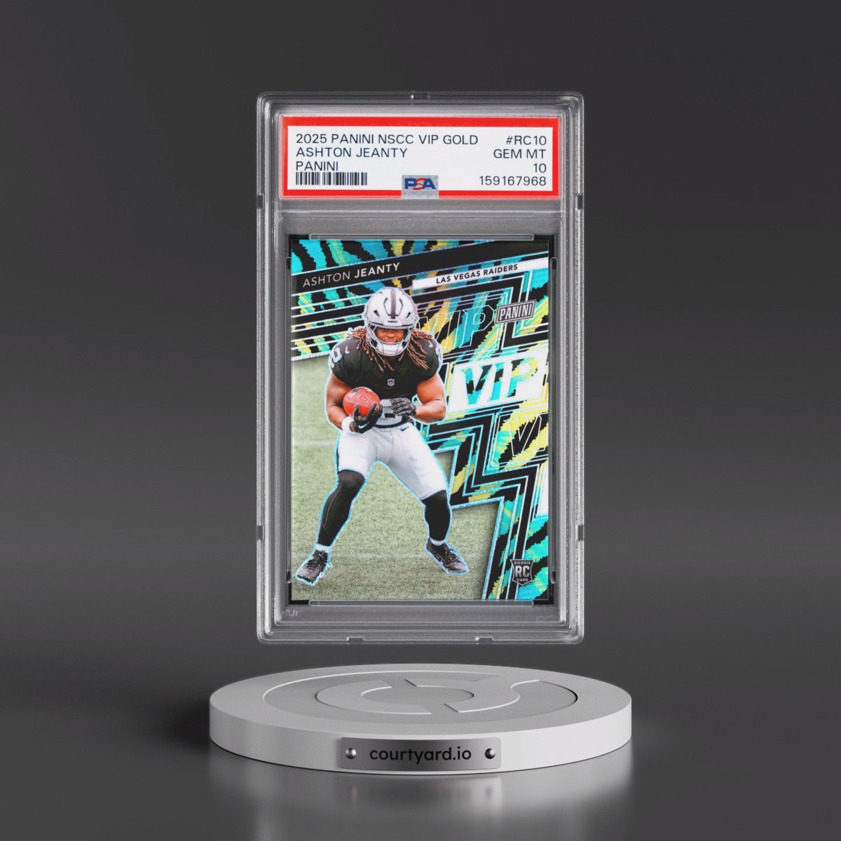 2025 Panini National Sports Collectors Convention VIP Gold #RC10 Ashton Jeanty - Panini (PSA 10 GEM MINT)