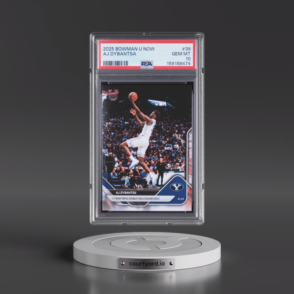 2025 Bowman U Now #39 AJ Dybantsa (PSA 10 GEM MINT)