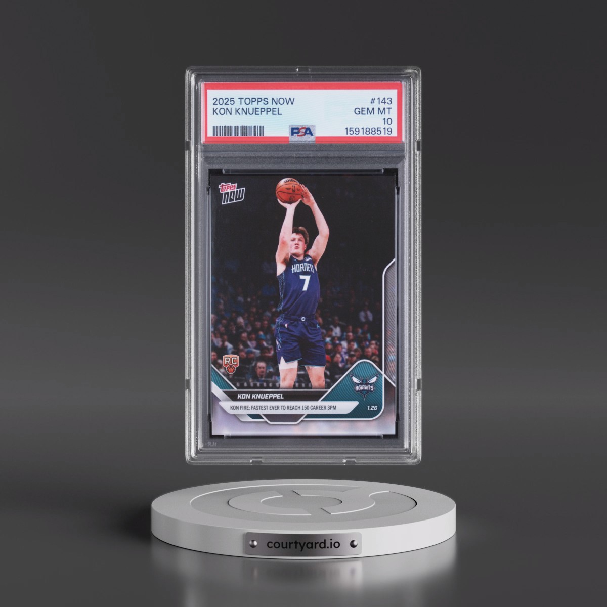 2025 Topps Now #143 Kon Knueppel (PSA 10 GEM MINT)