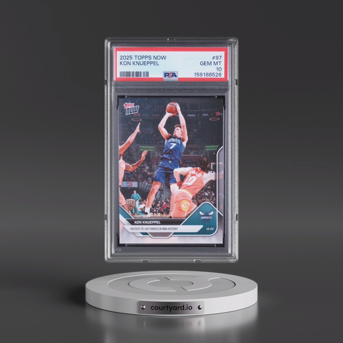 2025 Topps Now #97 Kon Knueppel (PSA 10 GEM MINT)