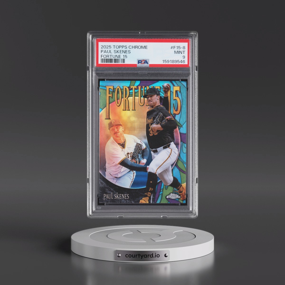 2025 Topps Chrome Fortune 15 #F15-8 Paul Skenes (PSA 9 MINT)