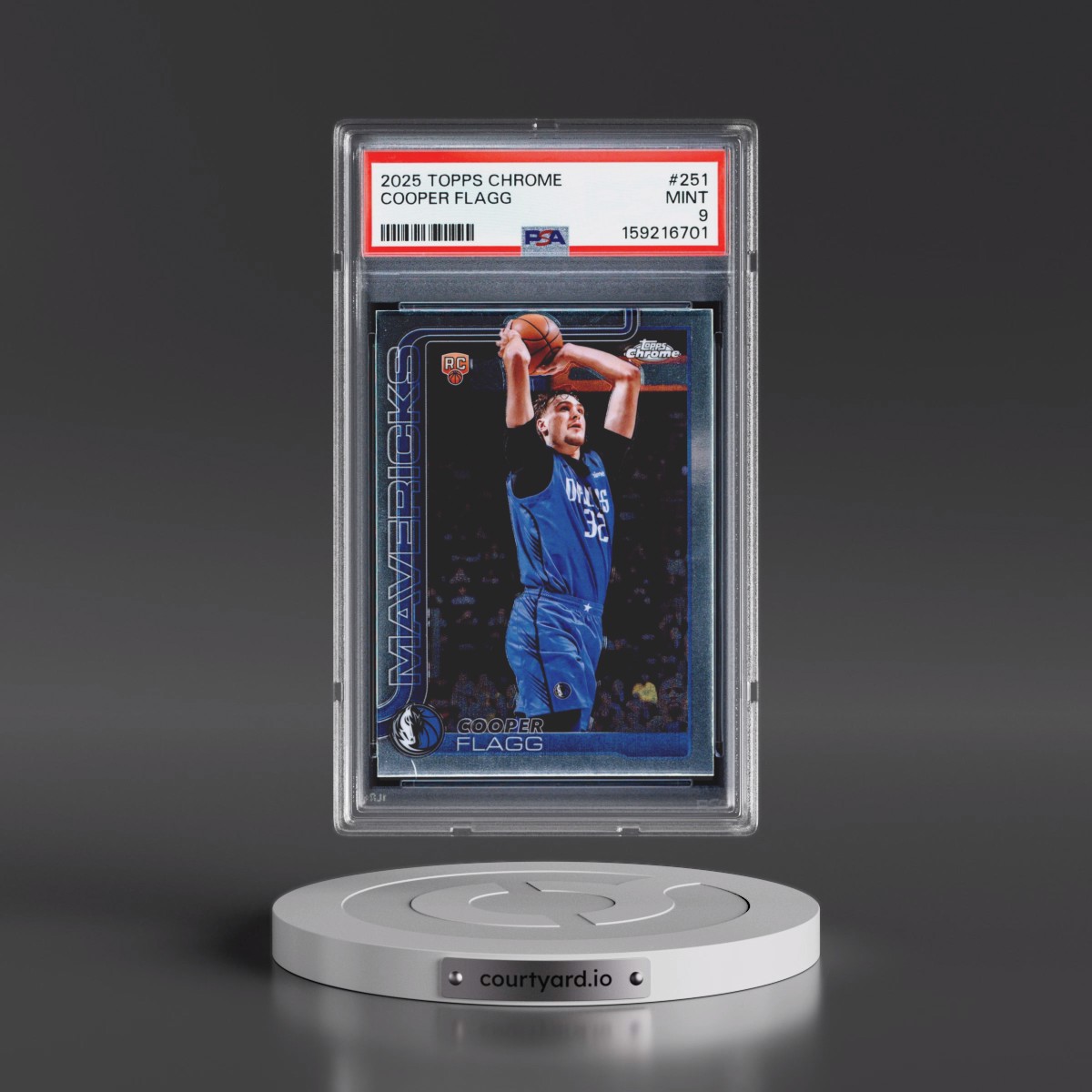 2025 Topps Chrome #251 Cooper Flagg (PSA 9 MINT)