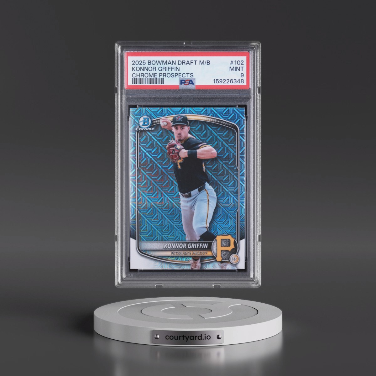 2025 Bowman Draft Mega Box Chrome Prospects #102 Konnor Griffin (PSA 9 MINT)
