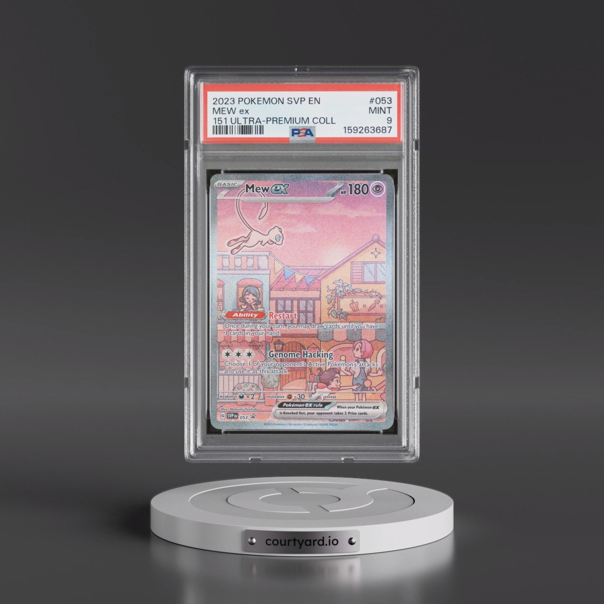 2023 Pokémon Svp EN-SV Black Star Promo #053 Mew EX - Holo 151 Ultra-Premium Collection (PSA 9 MINT)