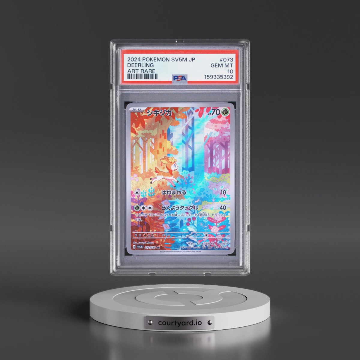 2024 Pokémon Sv5m-Cyber Judge #073 Deerling - Art Rare (PSA 10 GEM MINT)