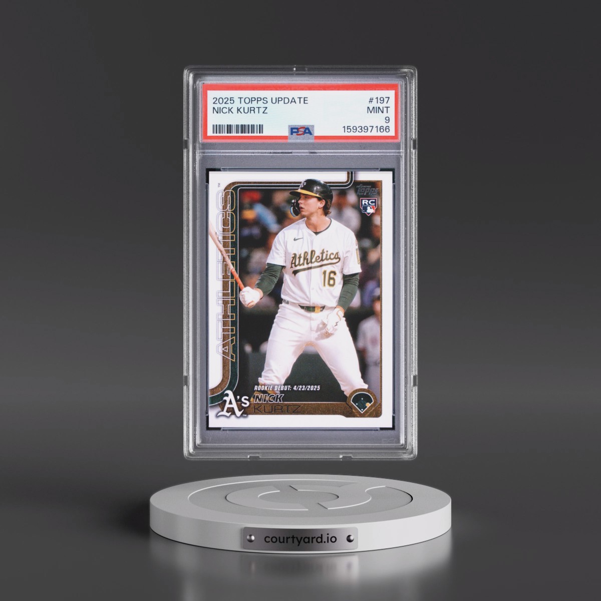 2025 Topps Update Nick Kurtz #197 PSA 9