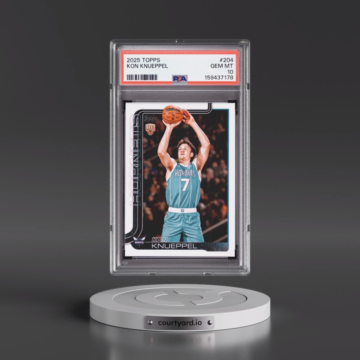 2025 Topps #204 Kon Knueppel (PSA 10 GEM MINT)