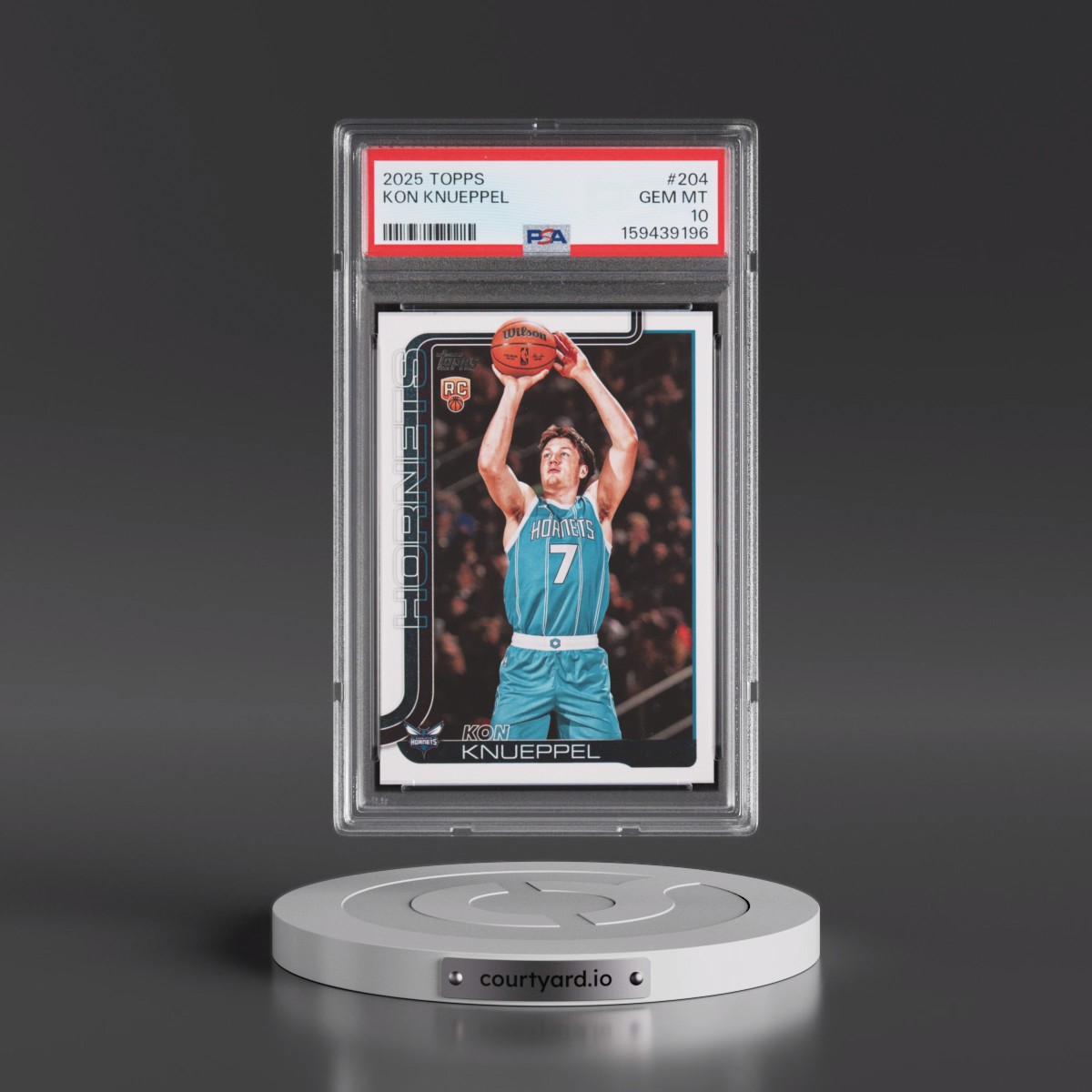 2025 Topps #204 Kon Knueppel (PSA 10 GEM MINT)