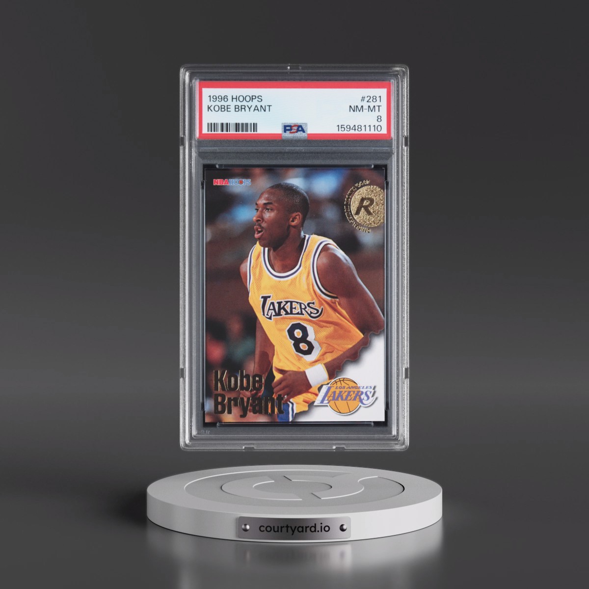 1996 Hoops Kobe Bryant #281 PSA 8