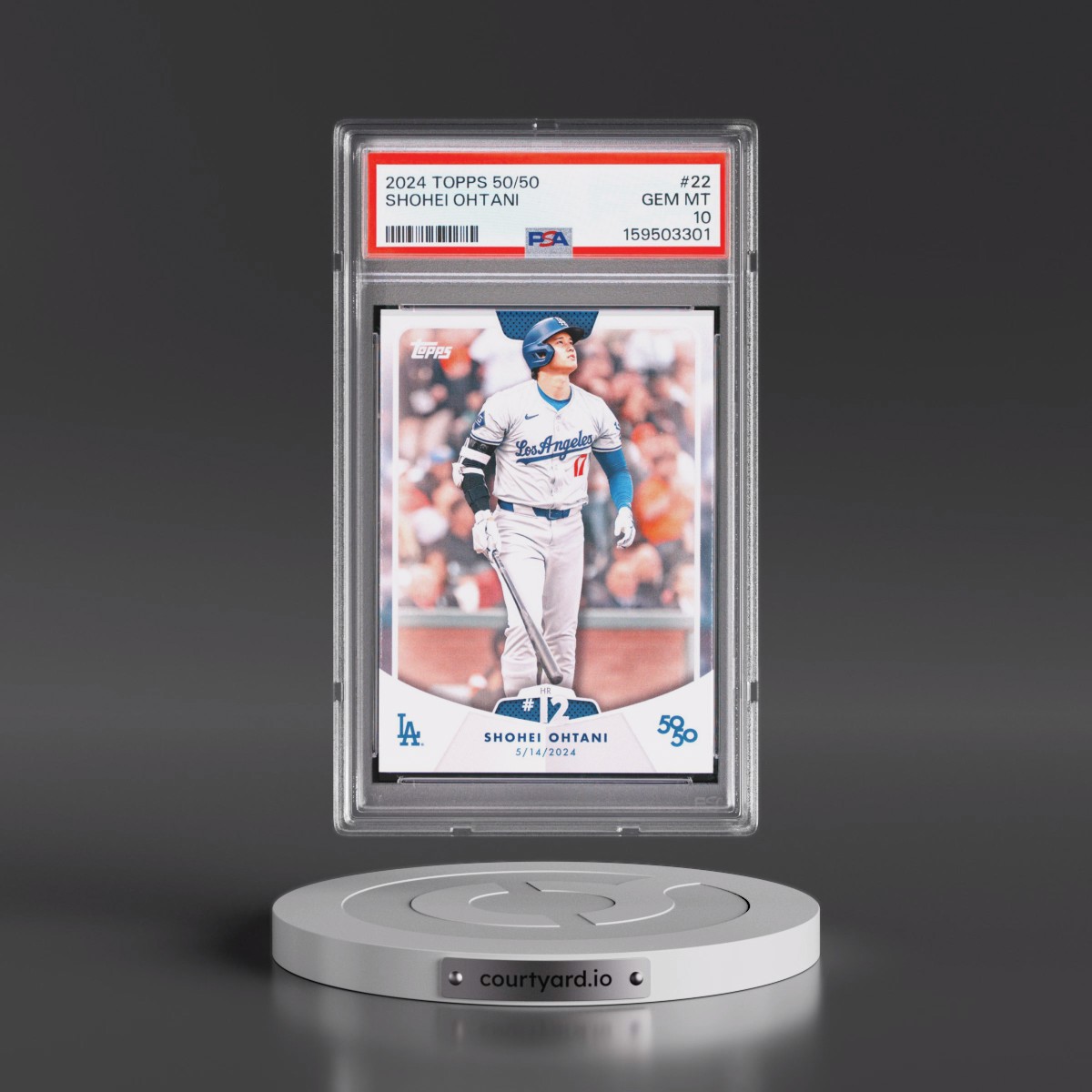 2024 Topps 50/50 Shohei Ohtani #22 Shohei Ohtani (PSA 10 GEM MINT)