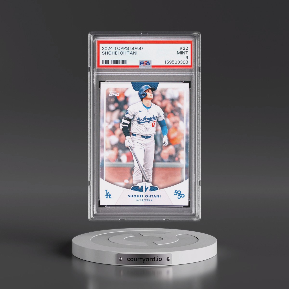 2024 Topps 50/50 Shohei Ohtani #22 Shohei Ohtani (PSA 9 MINT)