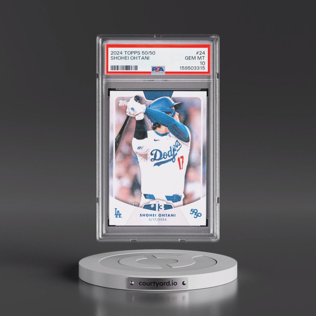 2024 Topps 50/50 Shohei Ohtani #24 Shohei Ohtani (PSA 10 GEM MINT)