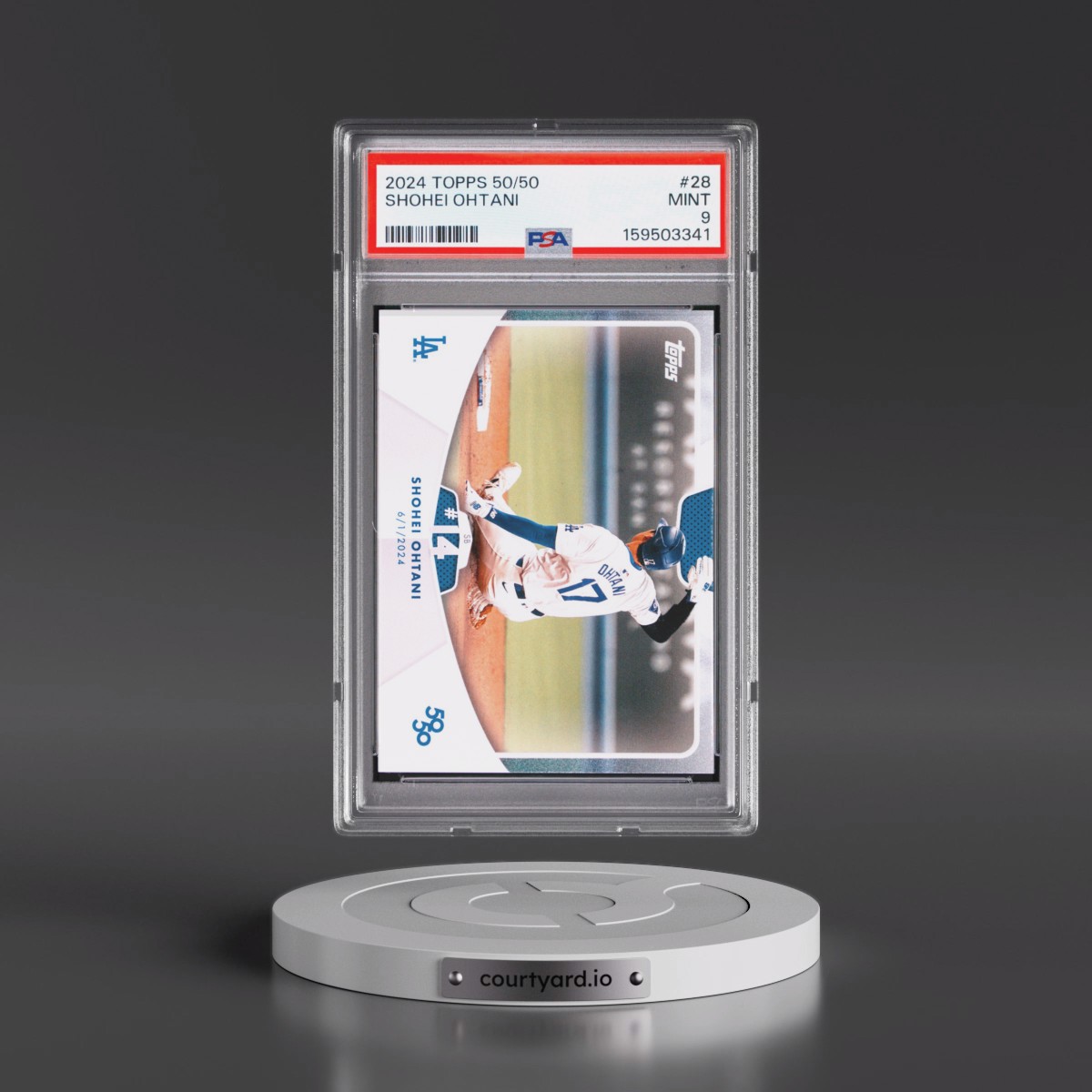 2024 Topps 50/50 Shohei Ohtani #28 Shohei Ohtani (PSA 9 MINT)