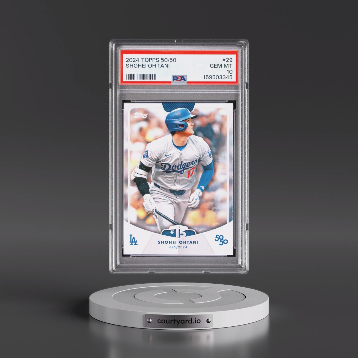 2024 Topps 50/50 Shohei Ohtani #29 Shohei Ohtani (PSA 10 GEM MINT)