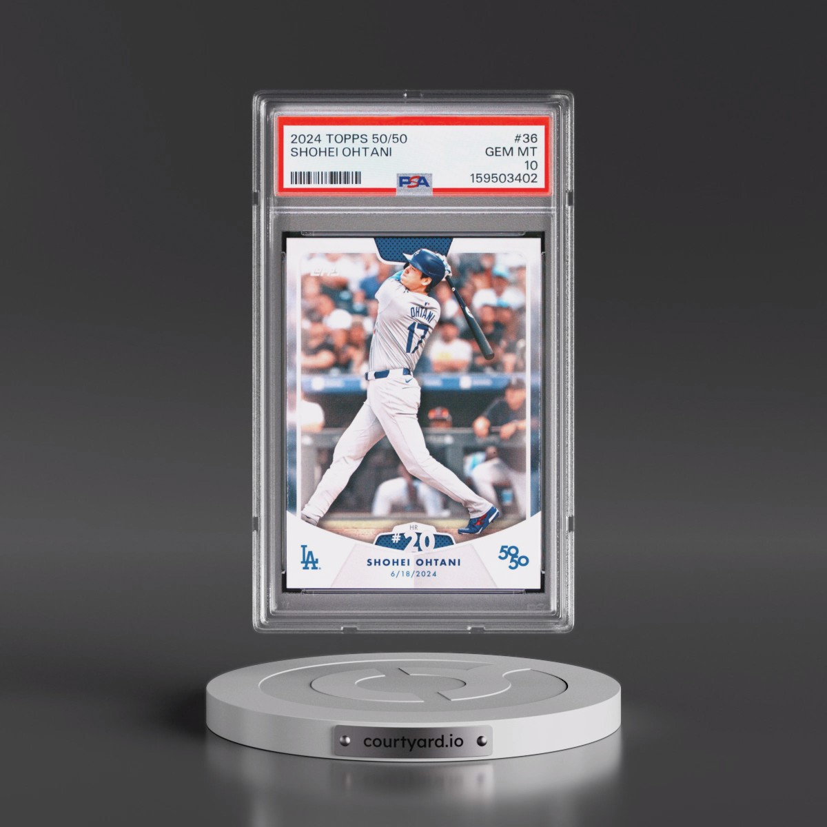 2024 Topps 50/50 Shohei Ohtani #36 Shohei Ohtani (PSA 10 GEM MINT)