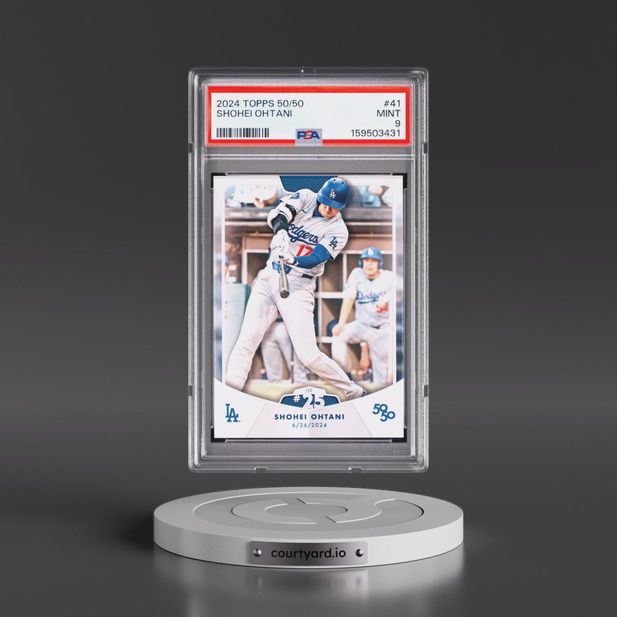 2024 Topps 50/50 Shohei Ohtani #41 Shohei Ohtani (PSA 9 MINT)