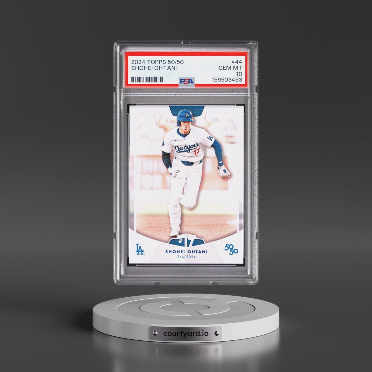 2024 Topps 50/50 Shohei Ohtani #44 Shohei Ohtani (PSA 10 GEM MINT)
