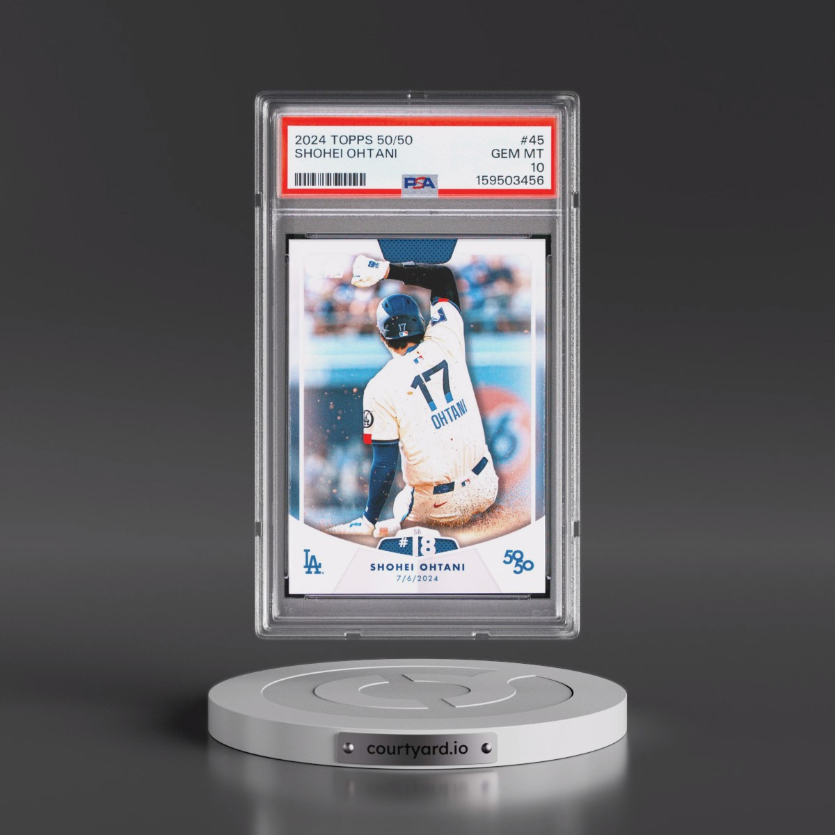 2024 Topps 50/50 Shohei Ohtani #45 Shohei Ohtani (PSA 10 GEM MINT)