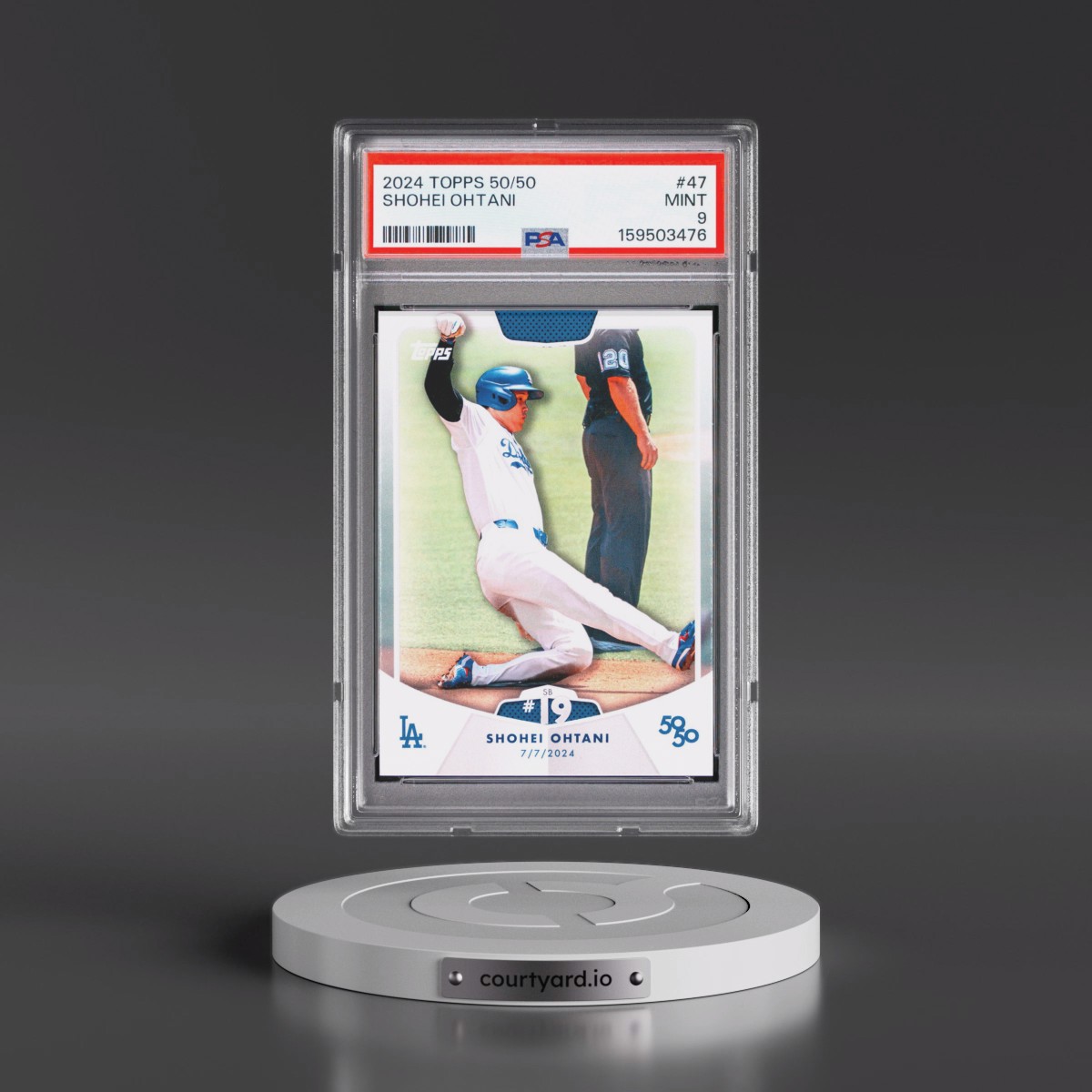 2024 Topps 50/50 Shohei Ohtani #47 Shohei Ohtani (PSA 9 MINT)