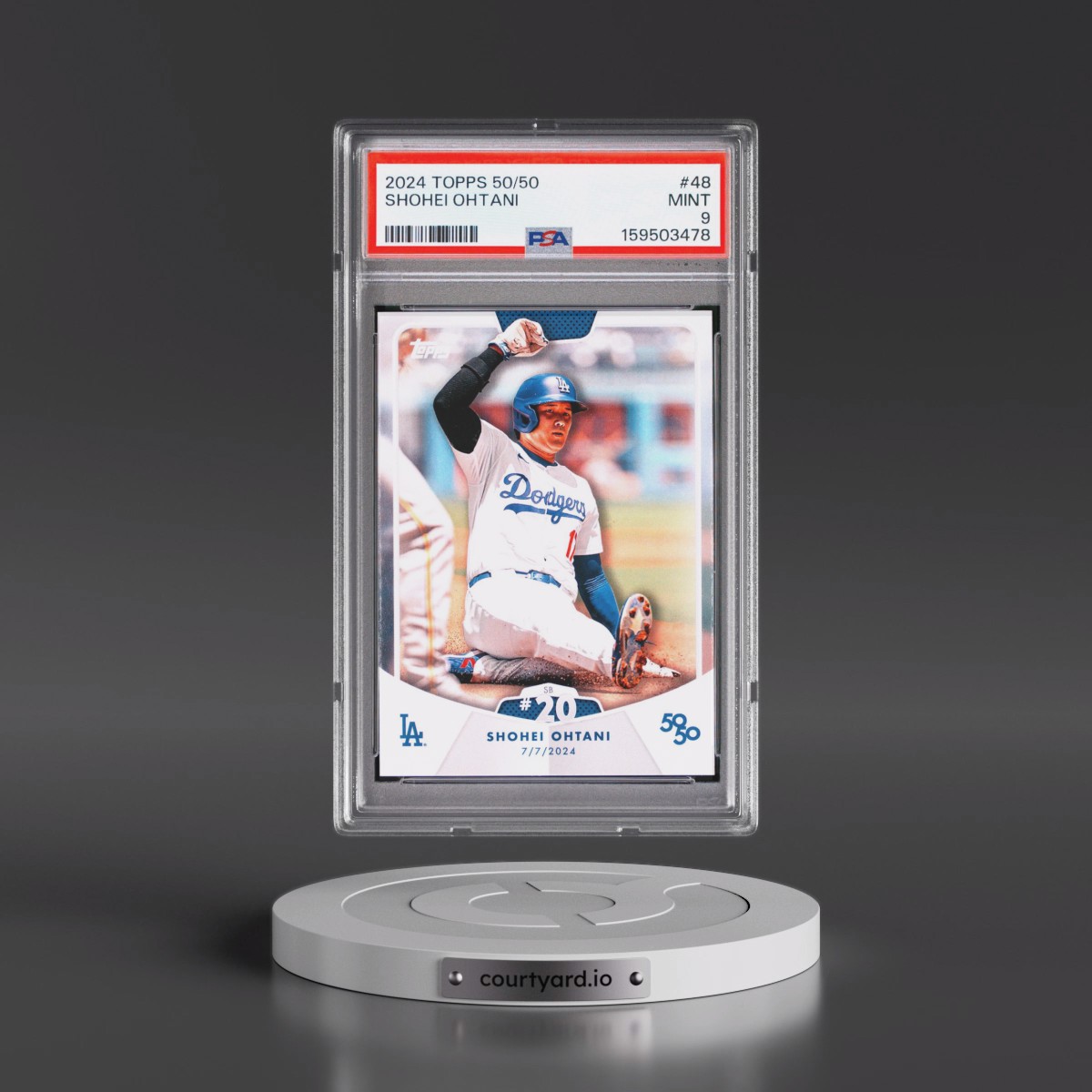 2024 Topps 50/50 Shohei Ohtani #48 Shohei Ohtani (PSA 9 MINT)