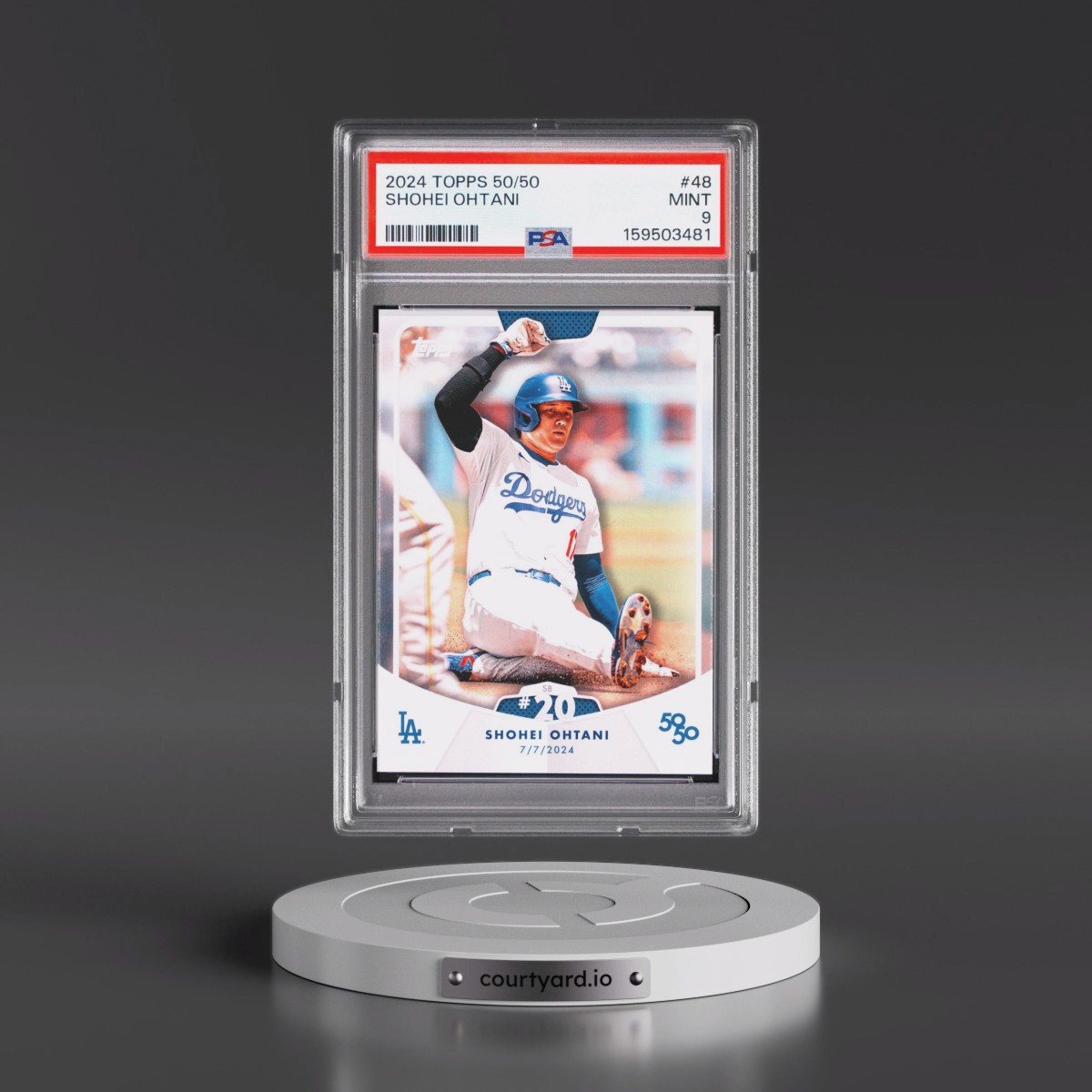 2024 Topps 50/50 Shohei Ohtani #48 Shohei Ohtani (PSA 9 MINT)