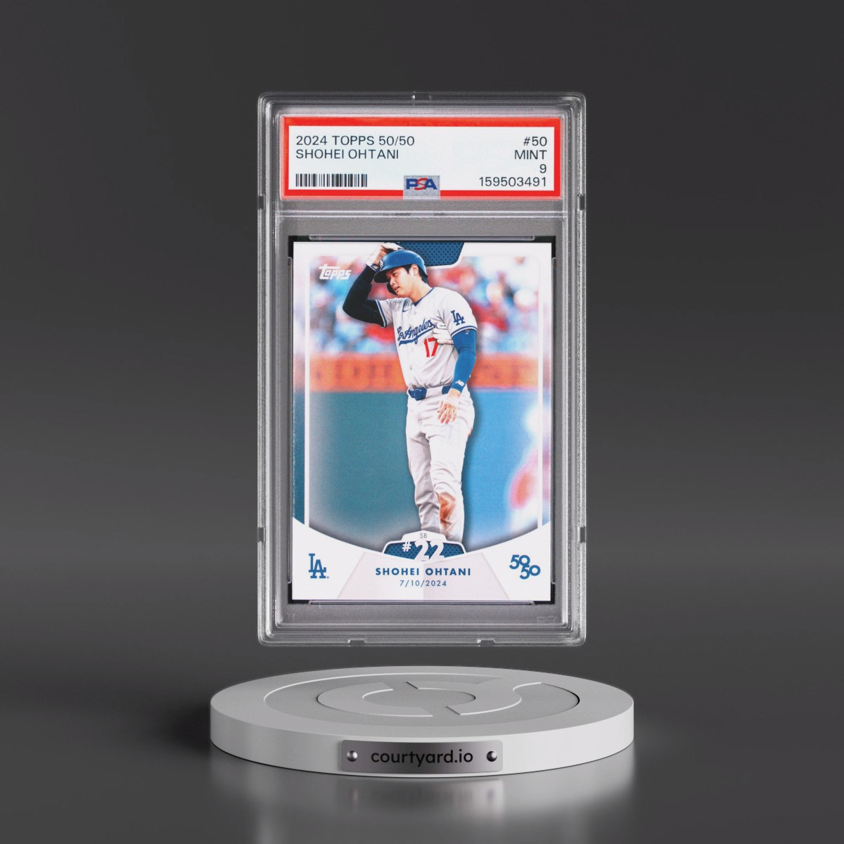 2024 Topps 50/50 Shohei Ohtani #50 Shohei Ohtani (PSA 9 MINT)