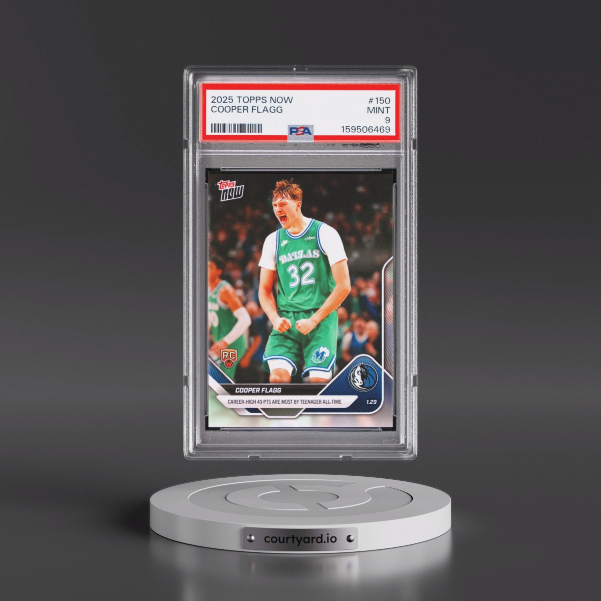2025 Topps Now #150 Cooper Flagg (PSA 9 MINT)