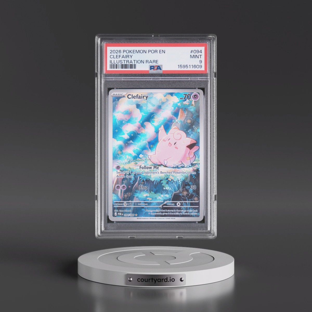 2026 Pokémon Por EN-Perfect Order #094 Clefairy - Illustration Rare (PSA 9 MINT)