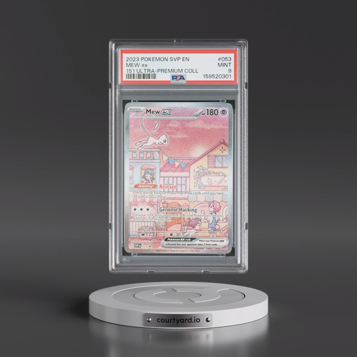 2023 Pokémon Svp EN-SV Black Star Promo #053 Mew EX - Holo 151 Ultra-Premium Collection (PSA 9 MINT)