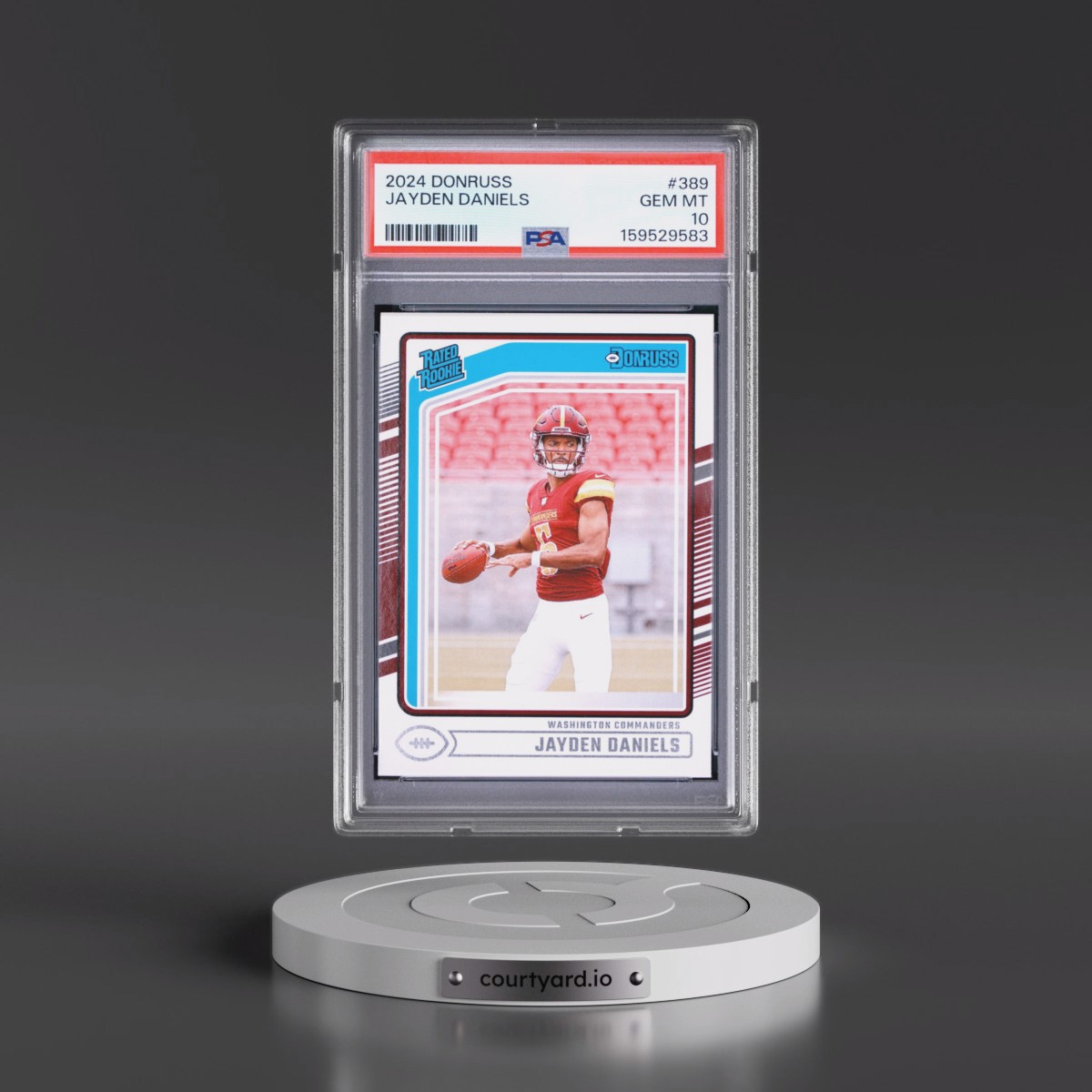 2024 Panini Donruss #389 Jayden Daniels (PSA 10 GEM MINT)