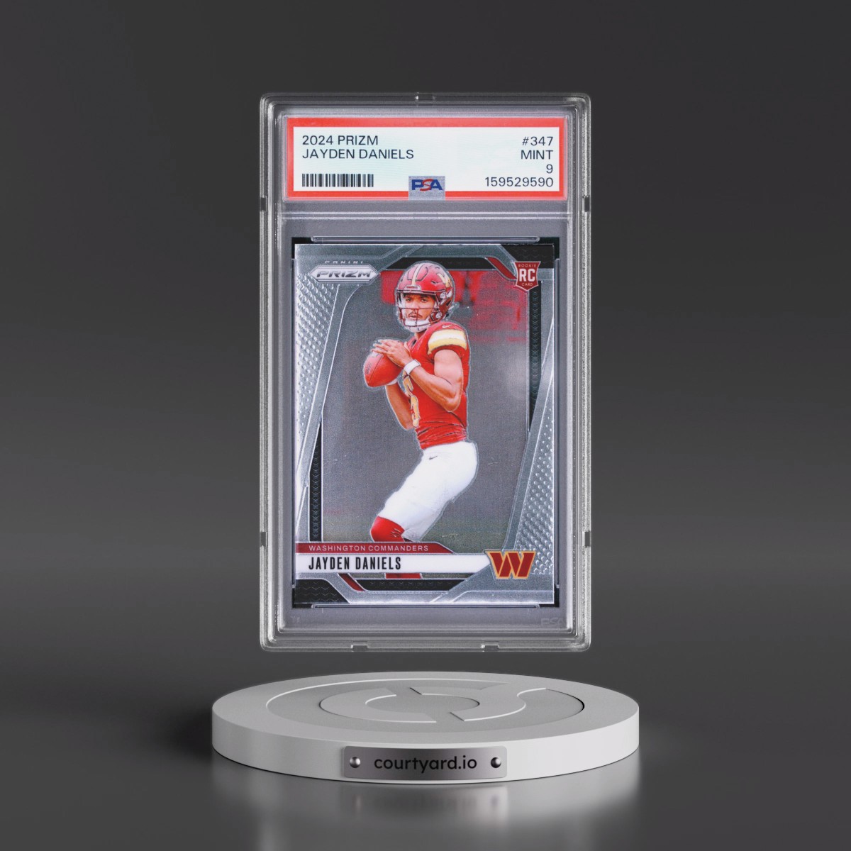 2024 Panini Prizm #347 Jayden Daniels (PSA 9 MINT)