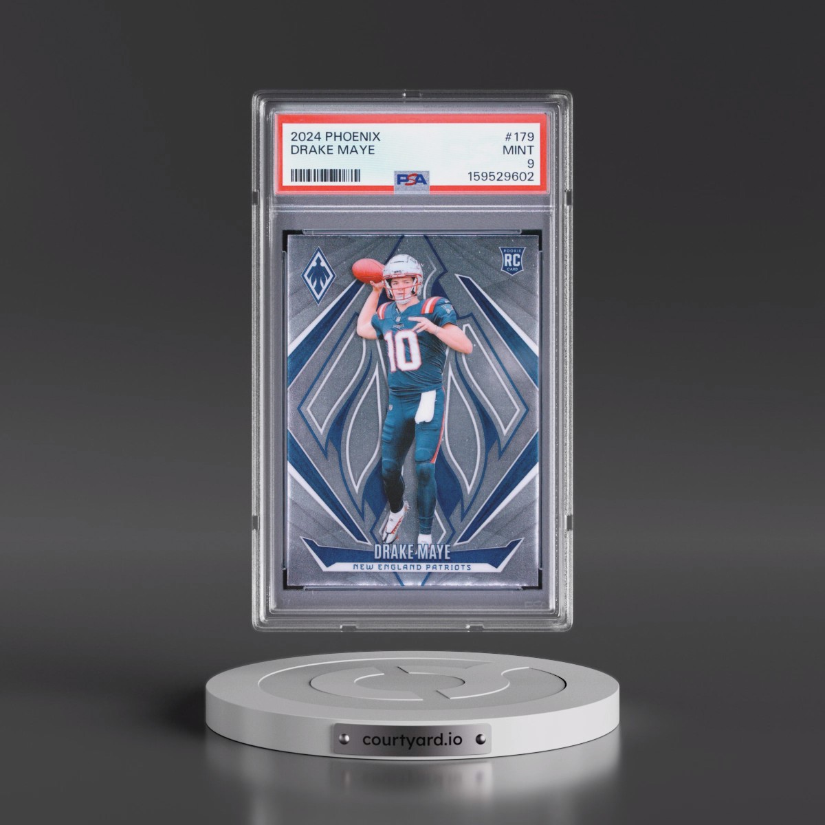 2024 Panini Phoenix #179 Drake Maye (PSA 9 MINT)