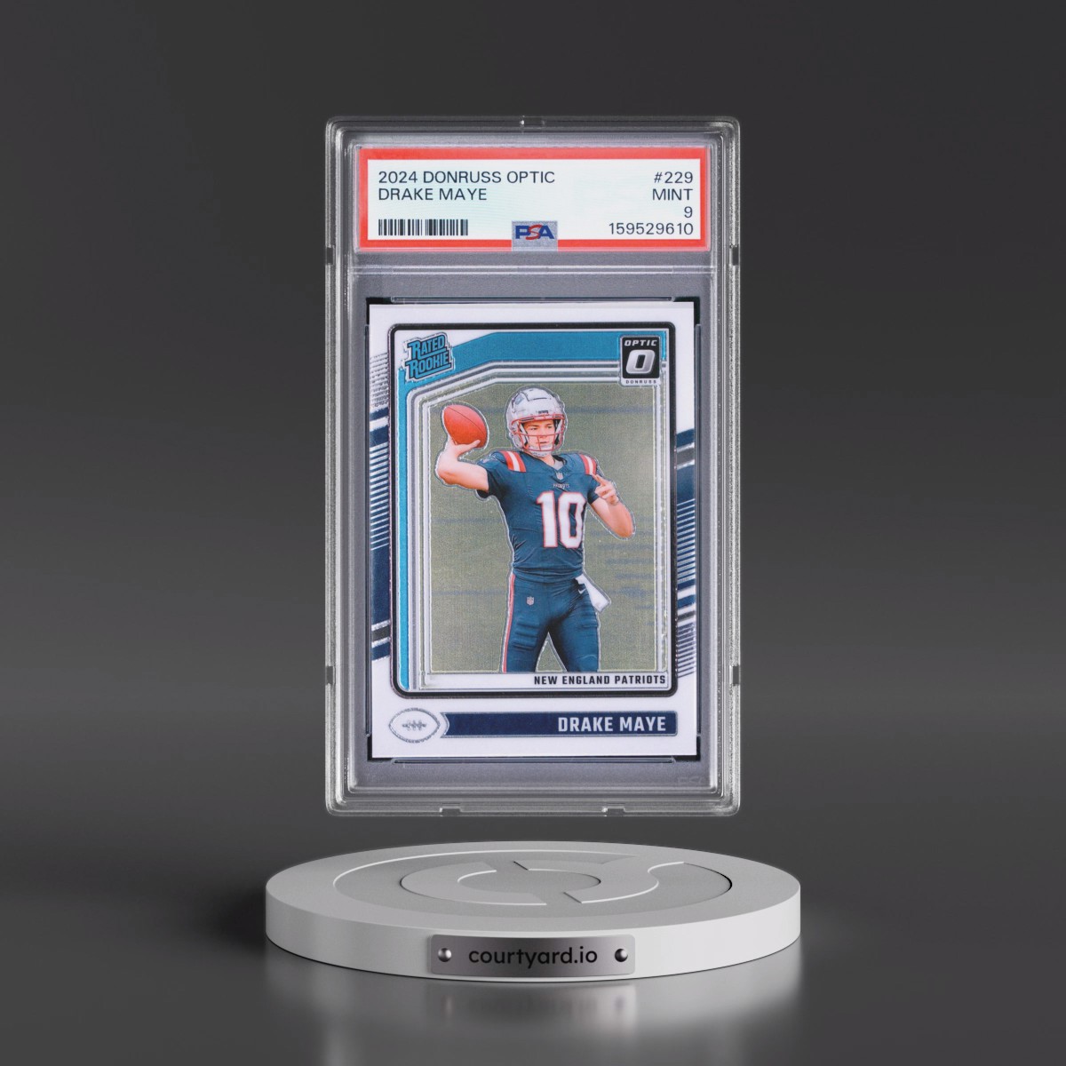 2024 Panini Donruss Optic #229 Drake Maye (PSA 9 MINT)