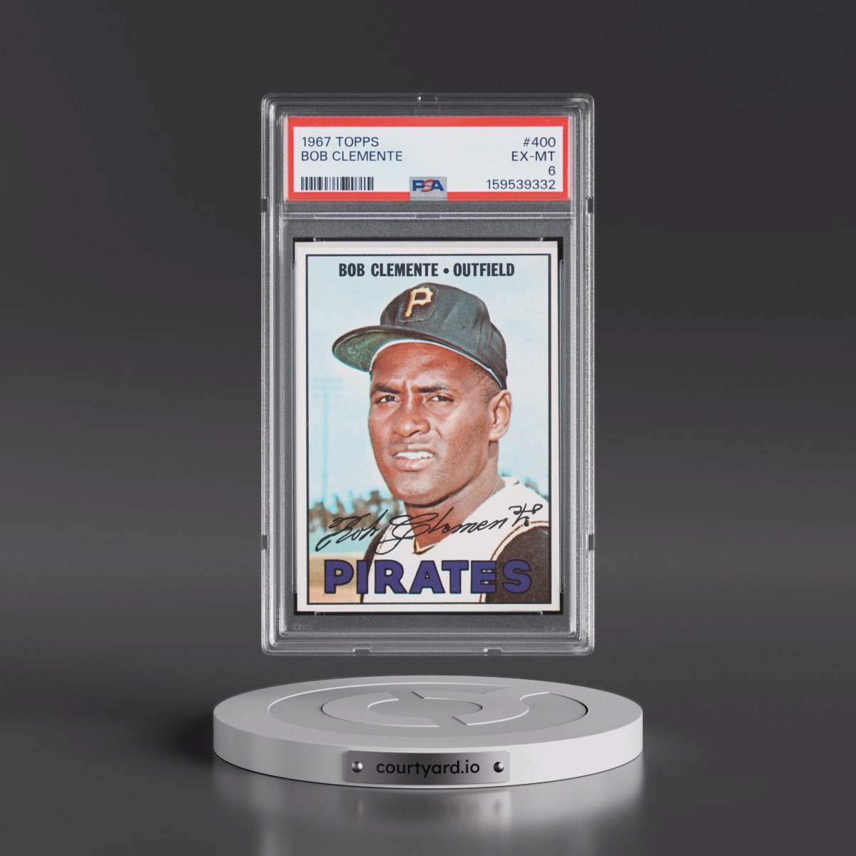 1967 Topps #400 Bob Clemente (PSA 6 EX-MT)