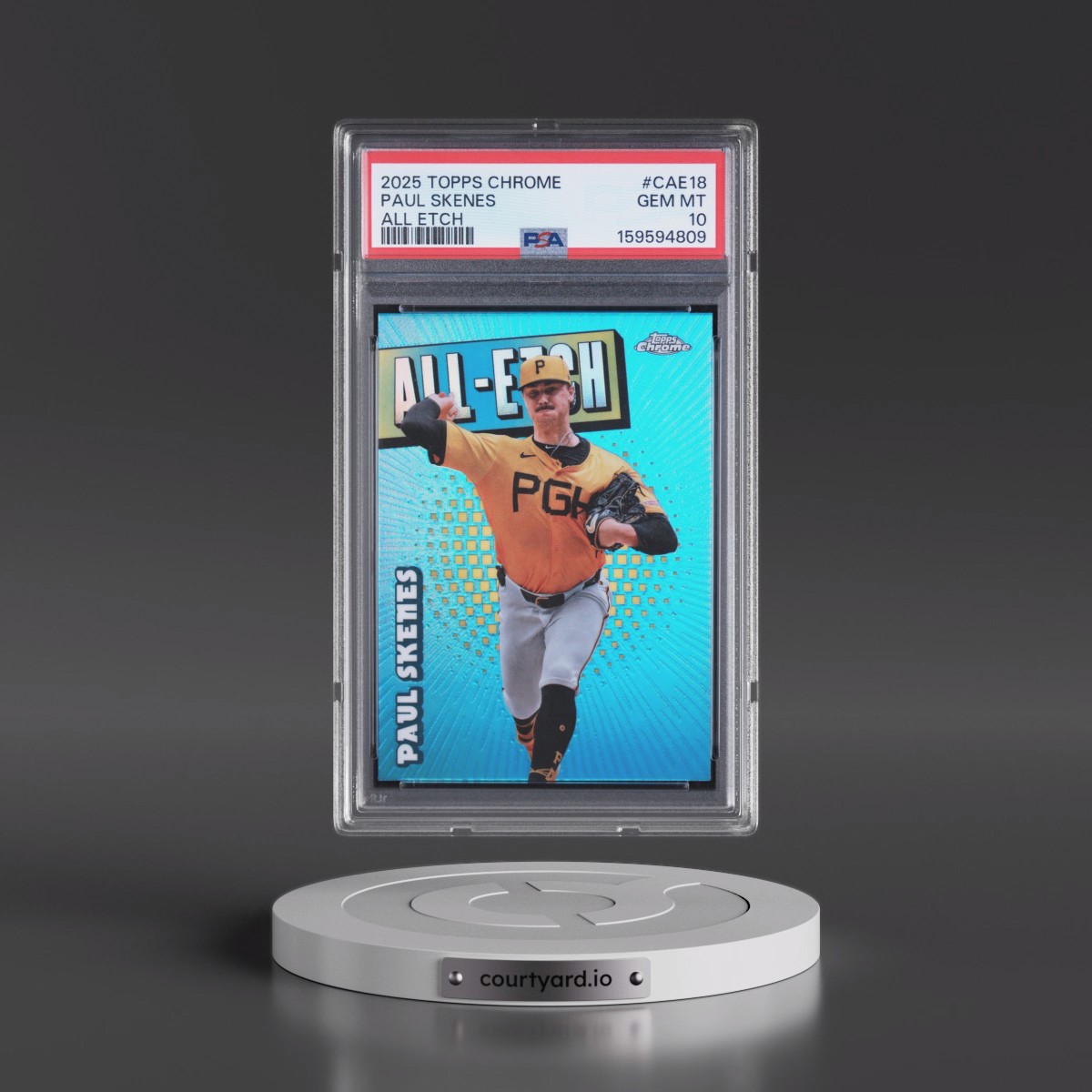 2025 Topps Chrome All Etch #CAE18 Paul Skenes (PSA 10 GEM MINT)