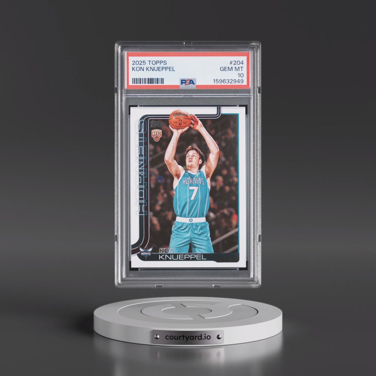 2025 Topps #204 Kon Knueppel (PSA 10 GEM MINT)