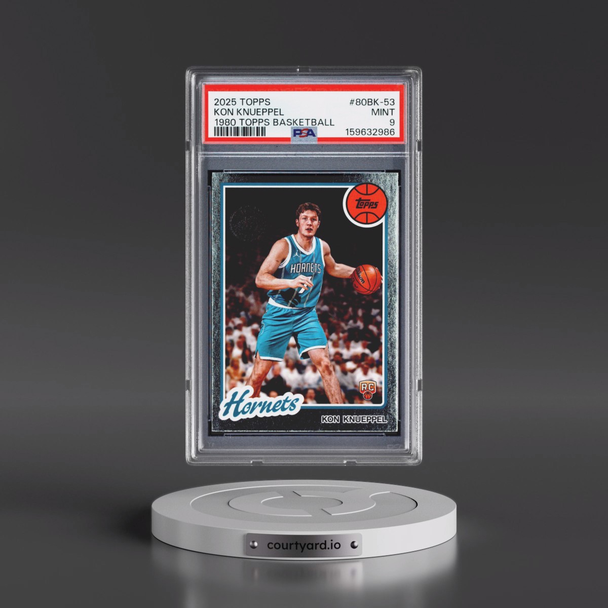 2025 Topps 1980-81 Topps Basketball #80BK-53 Kon Knueppel (PSA 9 MINT)