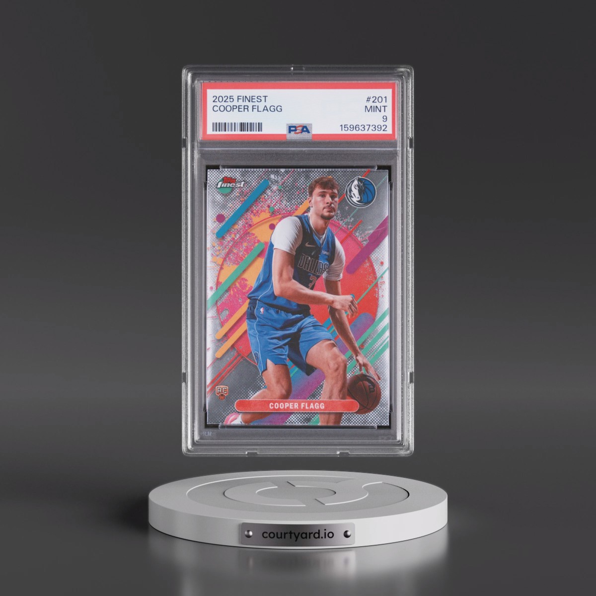 2025 Topps Finest #201 Cooper Flagg (PSA 9 MINT)