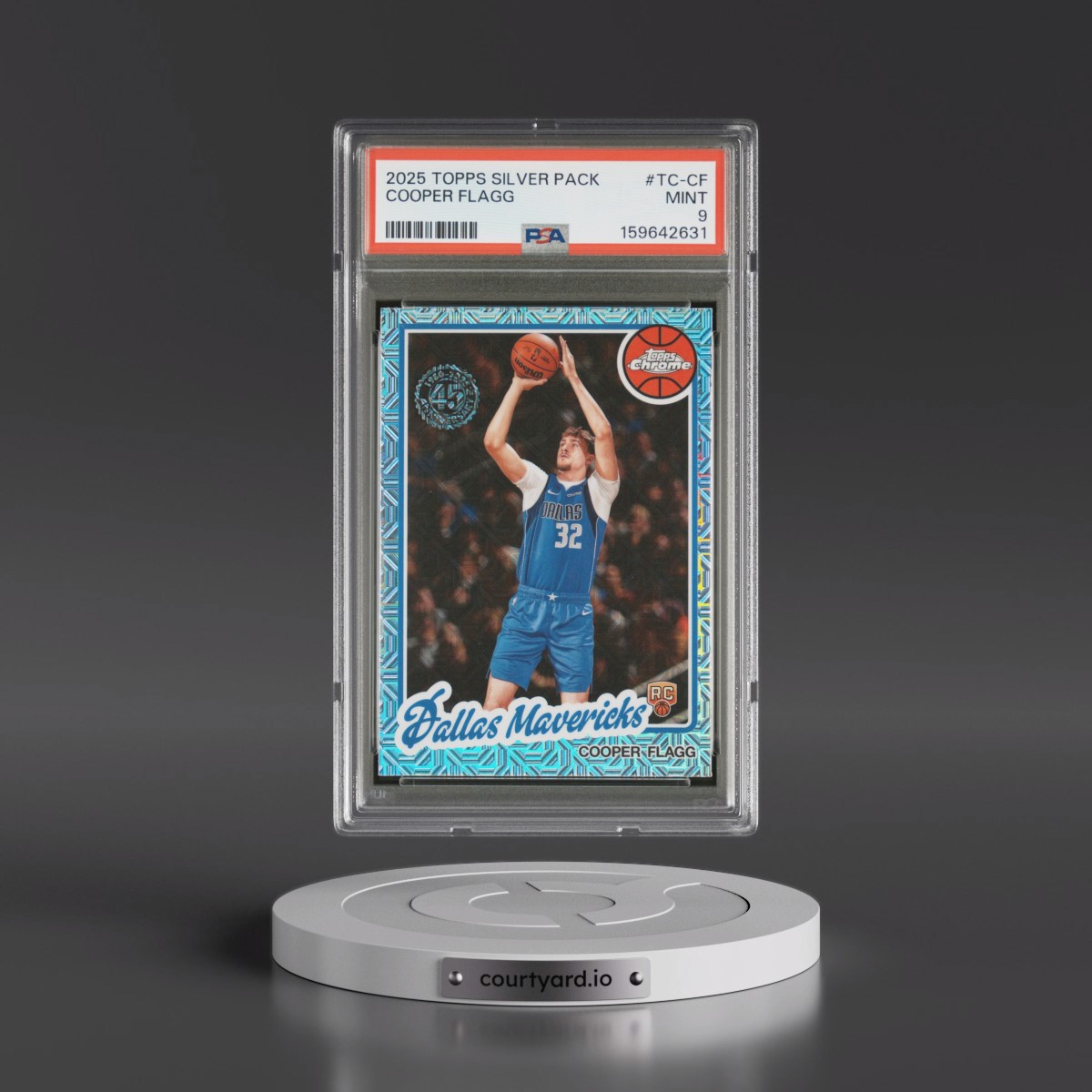 2025 Topps Silver Pack 1980-81 Topps Chrome Basketball #TC-CF Cooper Flagg (PSA 9 MINT)