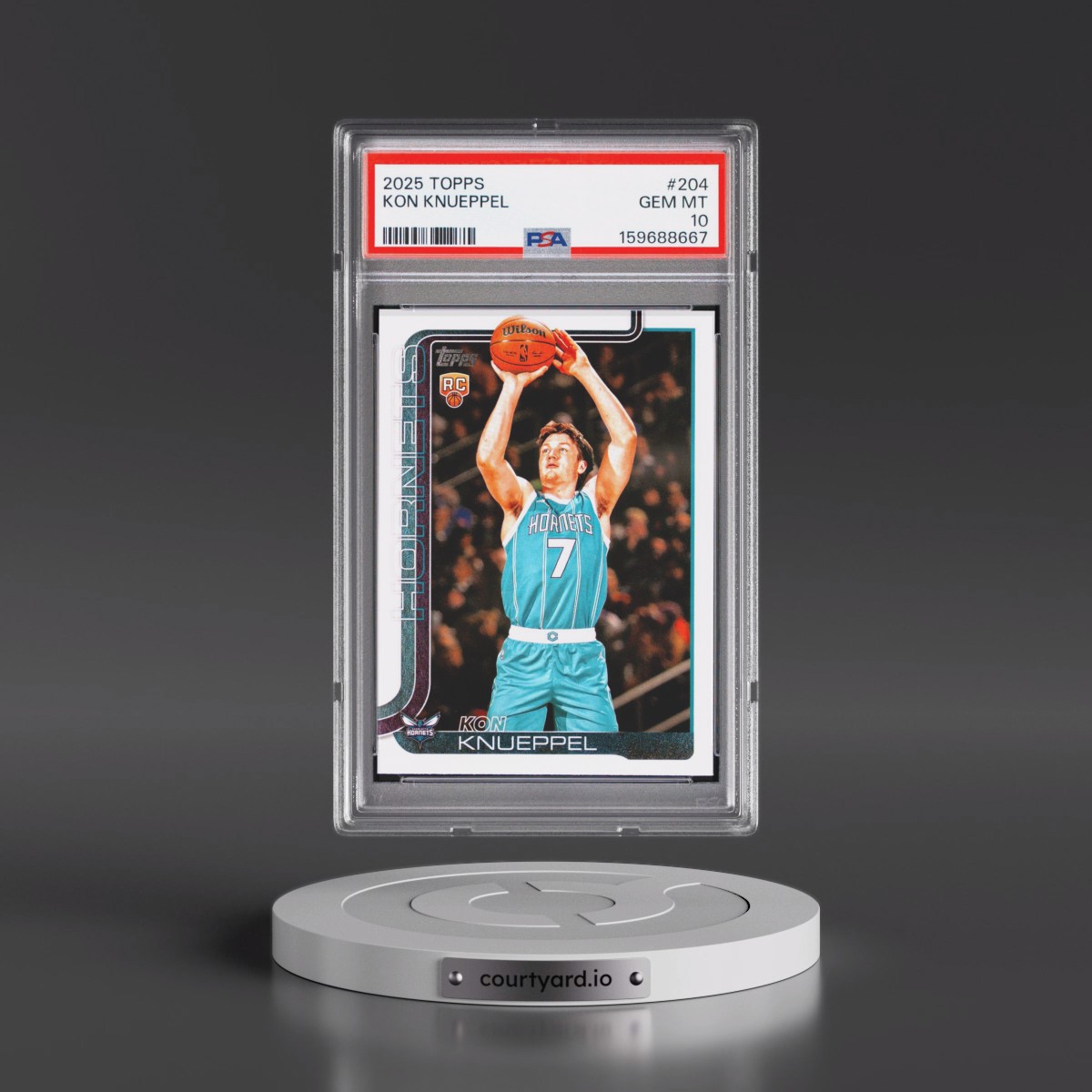 2025 Topps #204 Kon Knueppel (PSA 10 GEM MINT)
